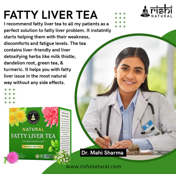 Rishi Natural Fatty Liver Detox Tea - 60 gm