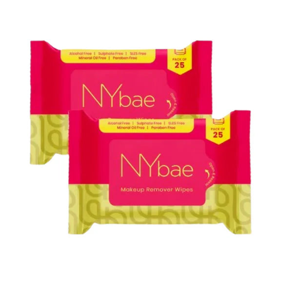 NY Bae Makeup Remover Wipes - 25 wipes