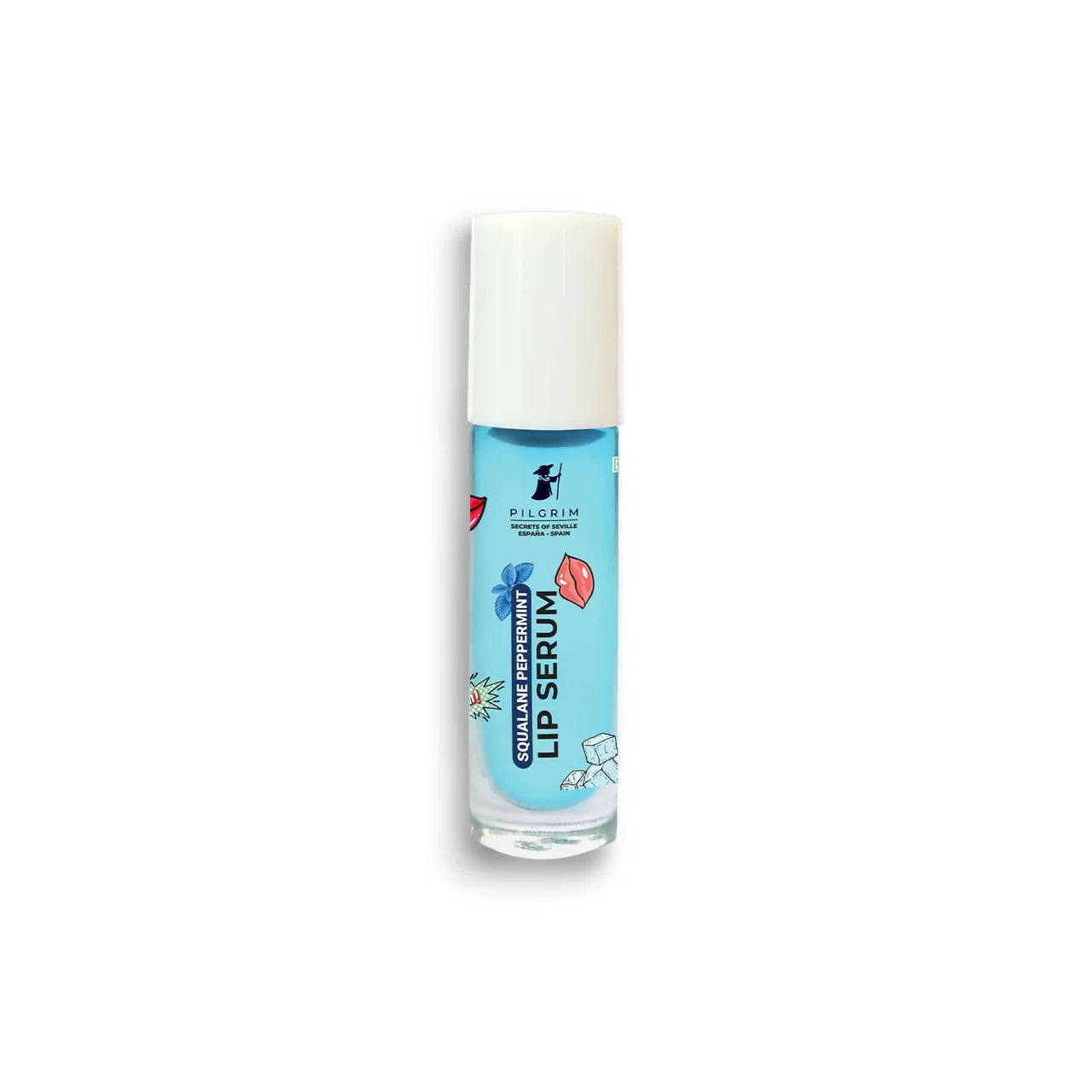 Pilgrim Spanish Lip Serum (Peppermint) with Roll-on For Visibly Plump Lips, Hydrating Lip Serum For Dark Lips -6