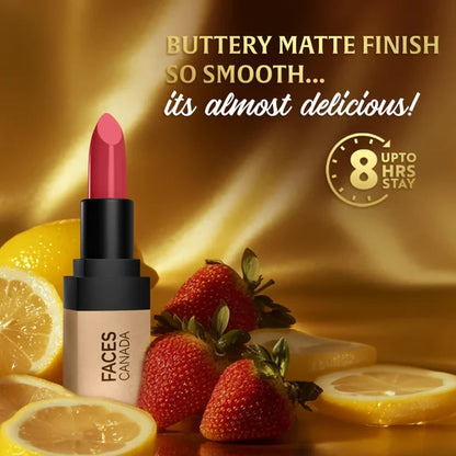 Faces Canada Comfy Matte Velvet Touch Lipstick - Pink Lemonade 05 - 4.2 ml