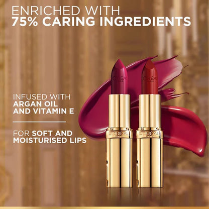 L'Oreal Paris Color Riche Satin Lipstick - 124 S'il Vous Plait - 4.3 gm