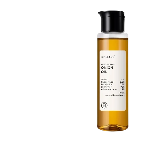Brillare Onion Hair Oil with the Goodness Of Cedar Wood & Sunflower Oil - 100 ml