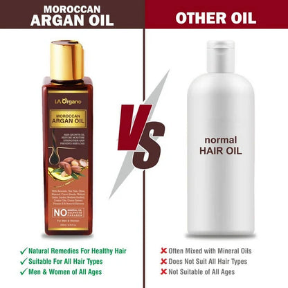 LA Organo Moroccan Argan Hair Oil - 200 ml