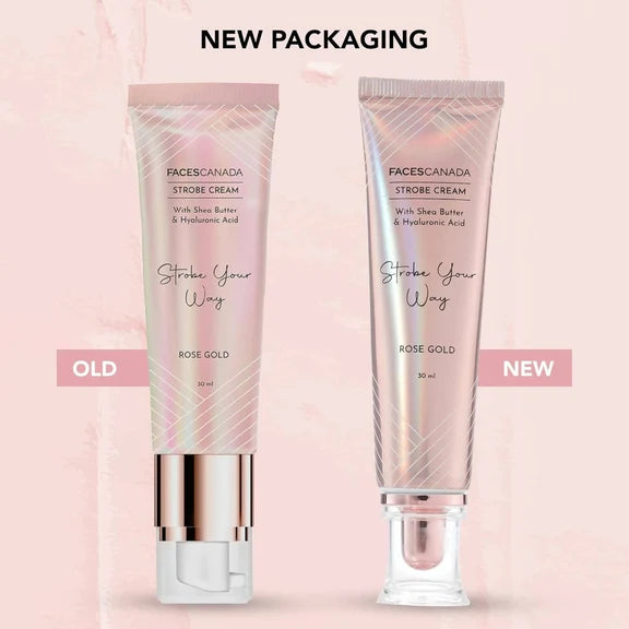 Faces Canada Strobe Cream - Rose Gold - 30 gm