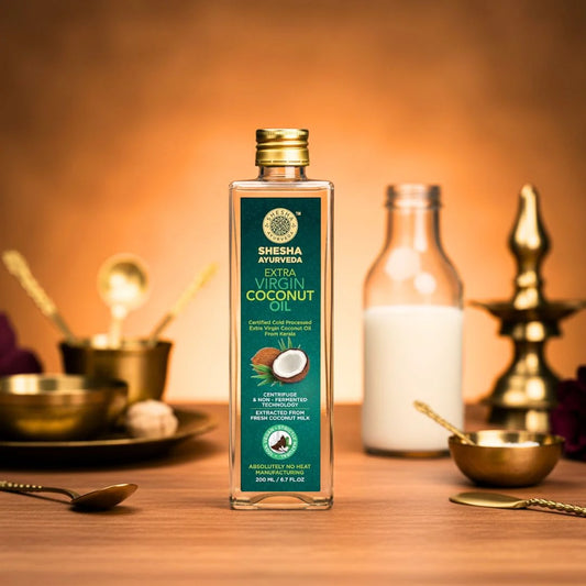 Extra Virgin Coconut Oil - 100% Pure Cold Processed from Kerala | Hair, Skin & Baby Care