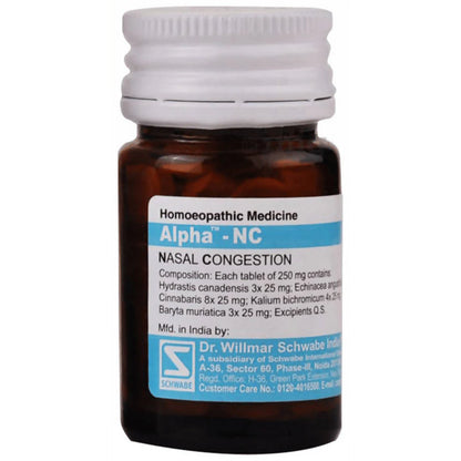 Dr. Willmar Schwabe India Alpha - NC Tablet