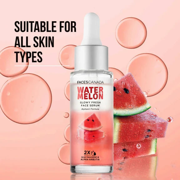 Faces Canada Watermelon Glowy Fresh Face Serum - 27 ml