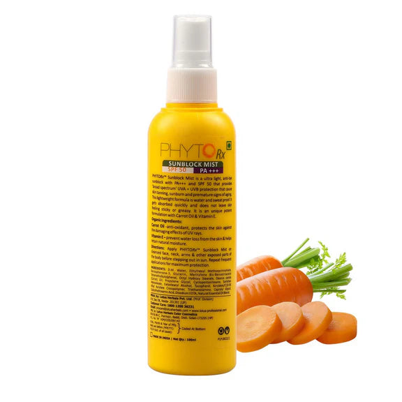 Lotus Professional Phyto Rx Anti - Tan Sunscreen Sunblock Mist SPF 50 - 100 ml