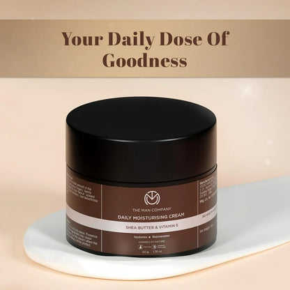 The Man Company Non-Sticky Daily Moisturizing Cream For Dry Skin - 50 gm