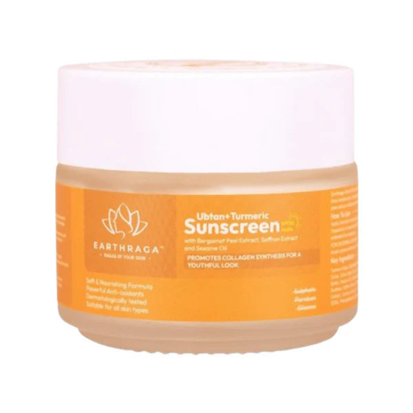 Earthraga Ubtan + Turmeric SPF 50 Matte Sunscreen - 100 ml