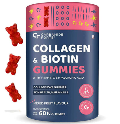Carbamide Forte Collagen & Biotin Gummies - 60 gummies