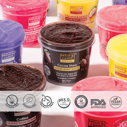 Bryan & Candy Cocoa Shea Sugar Body Scrub - 250 gm