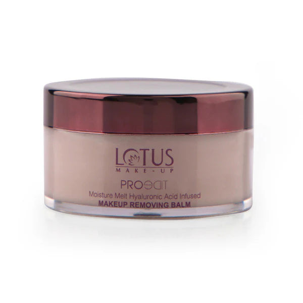 Lotus Herbals Proedit Moisture Melt Hyaluronic Acid Enriched Makeup Removing Balm - 50 gm