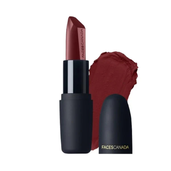 Faces Canada Weightless Matte Finish Lipstick - Wine Rouge 30 - 4 gm