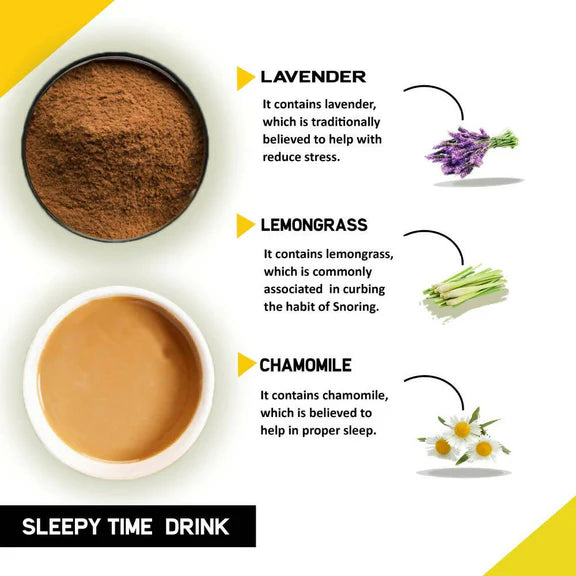 Just Vedic Sleepy Time Drink Mix - 200 gm