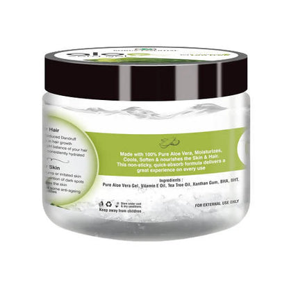 Korus Essential Pure Aloe Vera Gel with Tea Tree and Vitamin E - 200 gm