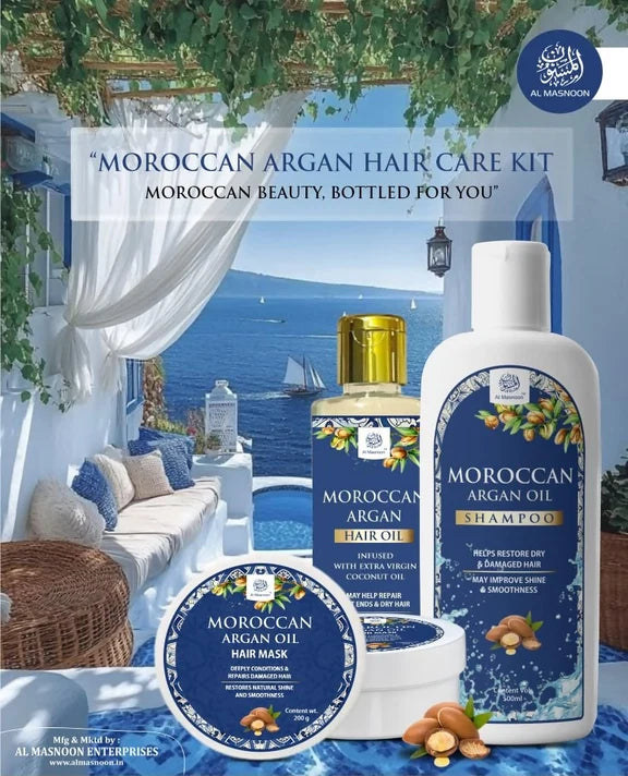 Al Masnoon Moroccan Hair Care Kit - combo