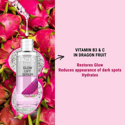 Faces Canada Glow Lift Serum Dragon Fruit - 30 gm