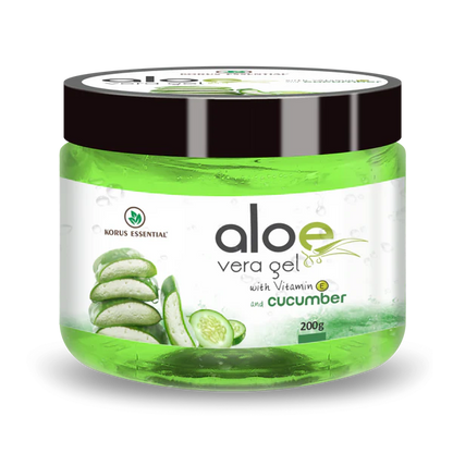 Korus Essential Aloe Vera Gel with Cucumber and Vitamin E