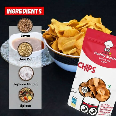 ealthy Master Light & Crispy Jowar Chips | Millet Snacks