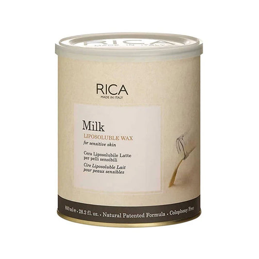Rica Milk Liposoluble Wax for Sensitive Skin With Natural Beeswax - 800 ml