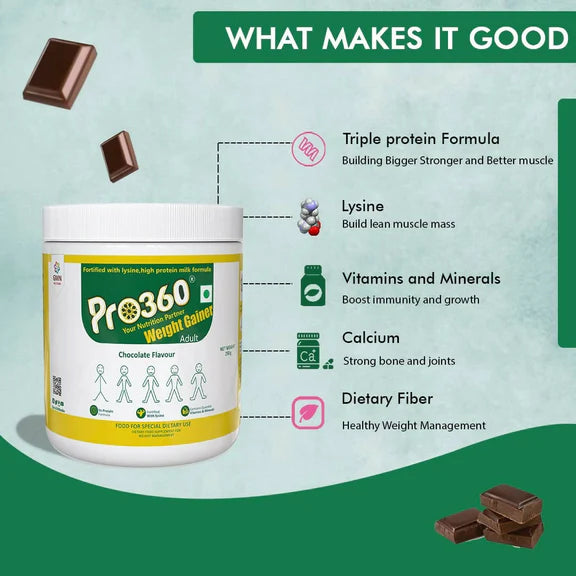 Pro360 Weight Gainer Powder - 250 gm