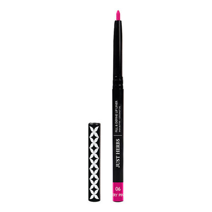 Just Herbs Fill & Define Lip Liner - Fiery Pink - 0.3 gm