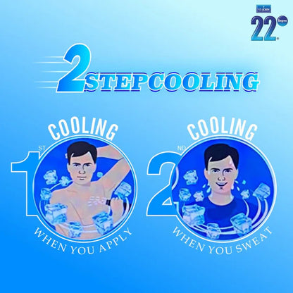 VI-JOHN 22 Degree Cooling Talc Beat the Heat Neem,Sandal and Mint - 300 gm