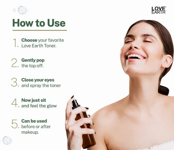 Love Earth Rajni Gandha Toner Face Mist - 100 ml