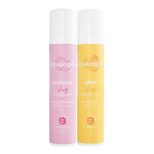 Aqualogica Glow+ & Radiance+ Sunscreen Combo For Ultra Sun Protection - combo