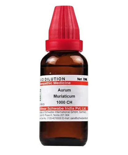 Dr. Willmar Schwabe India Aurum Muriaticum Dilution -6 CH -