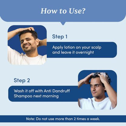 Man Matters Anti Dandruff Shampoo & Dandruff Removal Lotion Combo