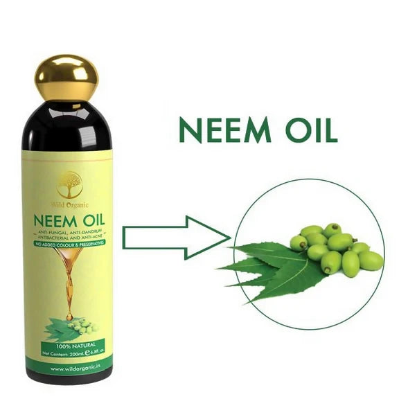 Wild Organic Neem Hair Oil - 200 ml