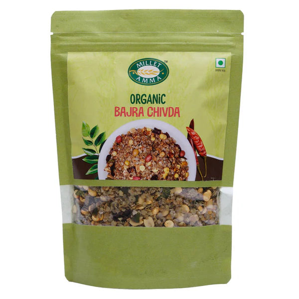 Millet Amma Organic Bajra Chivda Namkeen - 200 gm