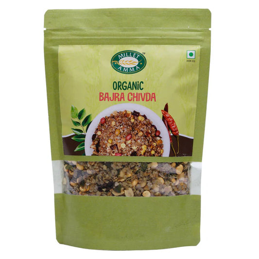 Millet Amma Organic Bajra Chivda Namkeen - 200 gm