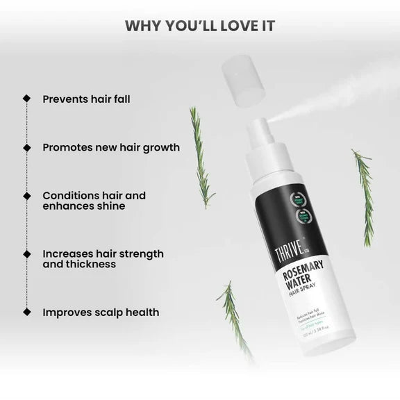 ThriveCo Rosemary Water Hair Spray For Hair Growth - 100 ml