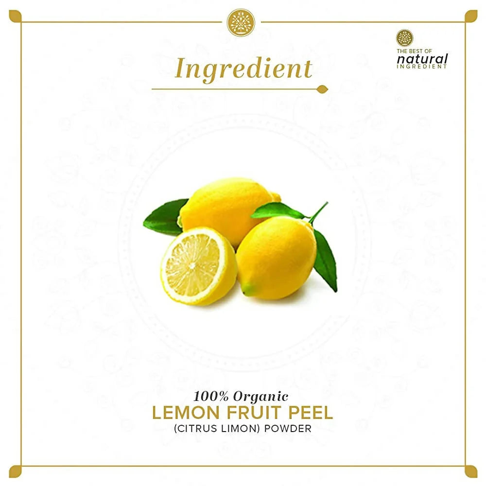 Khadi Natural Organic Lemon Fruit Peel Powder - 100 gm