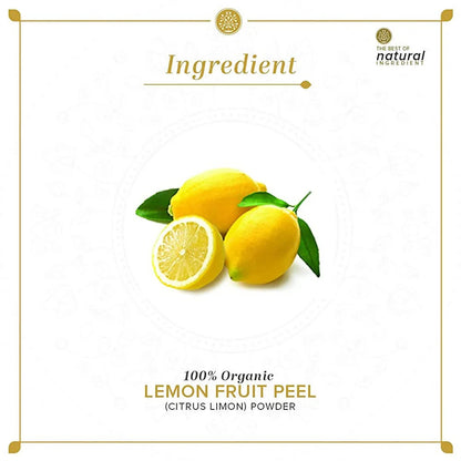 Khadi Natural Organic Lemon Fruit Peel Powder - 100 gm