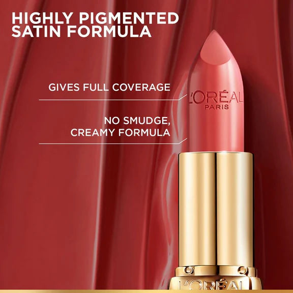 L'Oreal Paris Color Riche Satin Lipstick - 108 Bruin Cuirve - 4.3 gm