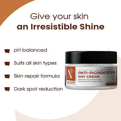 NutriGlow Advanced Organics Anti-Pigmentation Day Cream - 50 gm