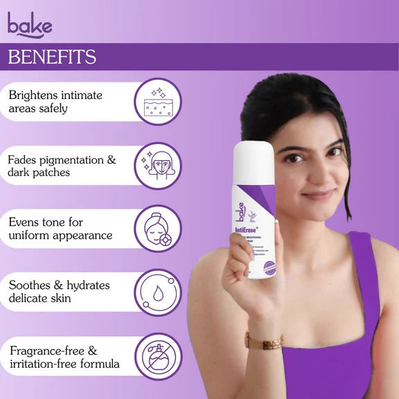 Bake IntiErase™ Intimate Brightening Roll On Serum - 50 ml