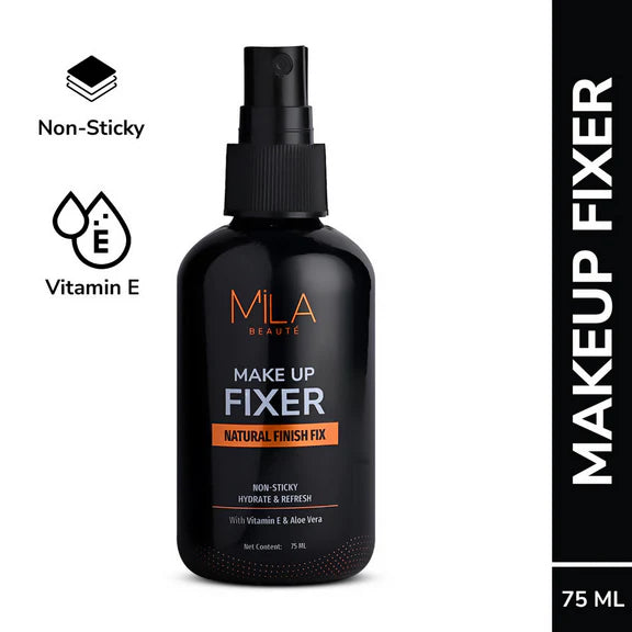 Mila Beaute Non Sticky & Long Lasting Makeup Fixer with Aloe Vera and Vitamin E - 75 ml