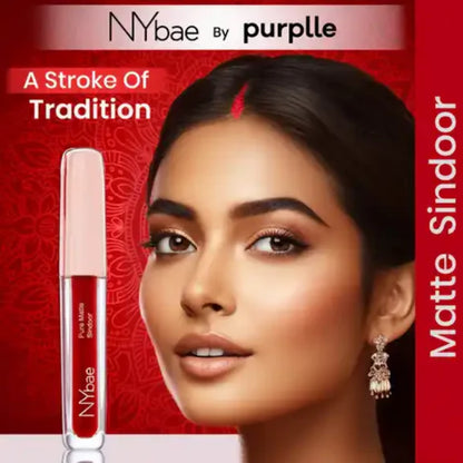 NY Bae Pure Matte Sindoor - Velvet Red 01 - 2.5 ml