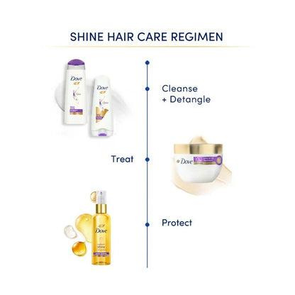 Dove Radiant Shine + UV Protect Hair Serum - 100 ml