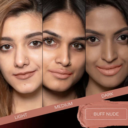 Faces Canada Weightless Matte Finish Lipstick - Buff Nude 05 - 4 gm