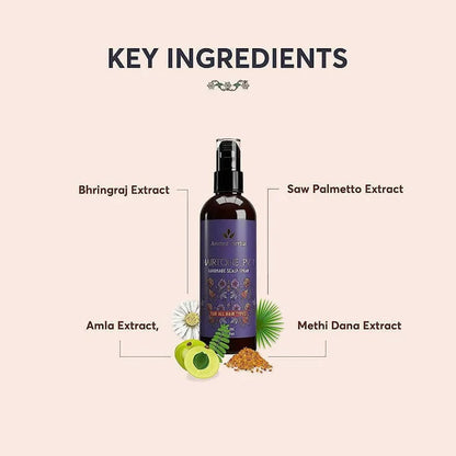 Avimee Herbal Hair Tone Pv 1 Scalp Spray Natural DHT Blocker, With Saw Palmetto, Amla, Methi & Bhringraj Extracts - 100 ml