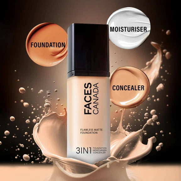 Faces Canada Flawless Matte Foundation - Absolute Ivory - 30 ml