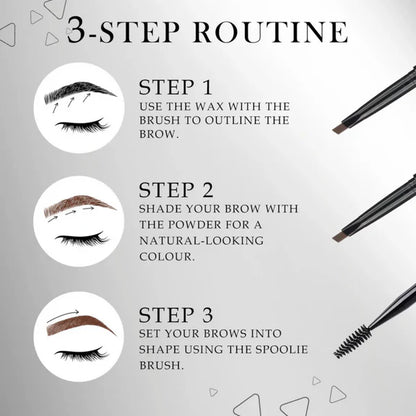 Faces Canada HD Shape Up Brow Kit - Brown - Kit