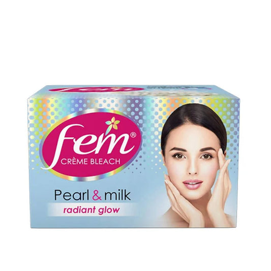 Fem Creme Bleach Pearl & Milk Radiant Glow - 24 gm