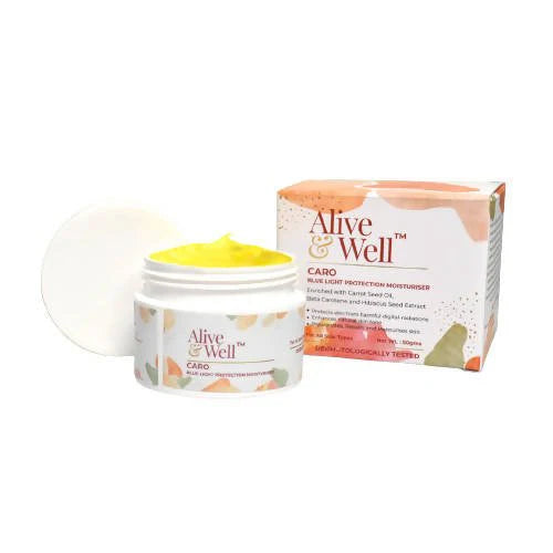Alive & Well Caro Blue Light Protection Moisturizer - 50 gm